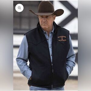 Yellowstone Men's Black Vest